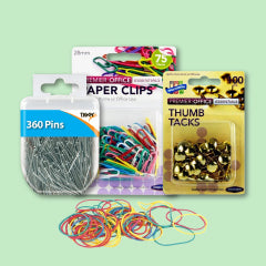 Clips, Pins & Rubberbands