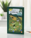 UK Greetings Father's Day Card for Him - 3D Landscape Design