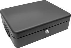 12 Inch Black Lockable Security Box with Bolt Down Kit