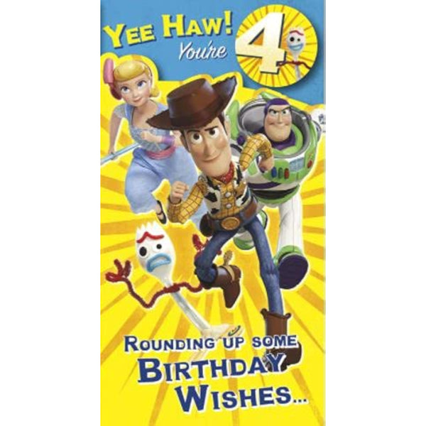 Disney Toy Story 4th Birthday Card