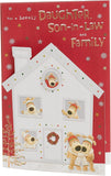 Boofles outside & inside of a house-Daughter&Son In Law & Family