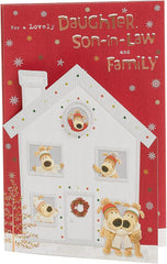 Boofles outside & inside of a house-Daughter&Son In Law & Family