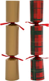 Christmas Gold & Tartan Cracker