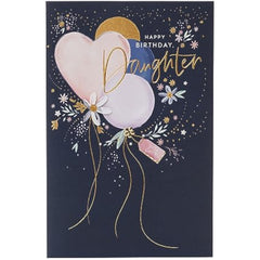 Stunning Balloons Design Daughter Birthday Card