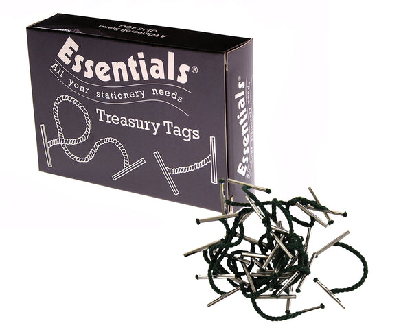 ValueX Treasury Tags 127mm Metal Ends Pack of 100