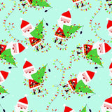 Santas Wrapping Paper 2 Sheets & 2 Tags
