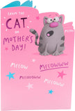 Funny Mother's Day Card from The Cat – Cute Cartoon Design for Cat Lovers