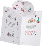 Christmas Card for Wife - Sketch Design