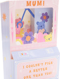 UK Greetings Mother's Day Card for Mum - Interactive Teddy Machine Design