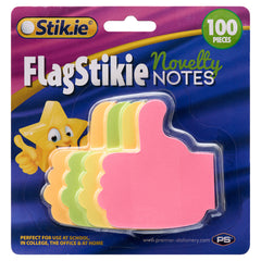 Stik-Ie Card 100 Novelty Flag Stikie Notes - Thumbs Up