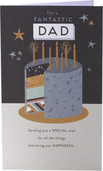 Dad Birthday – Gold Cake Foil