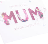 UK Greetings Mother's Day Card for Mum from Both of Us - Pink Floral Design