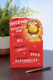 UK Greetings Valentine's Day Card For Husband - Funny Design