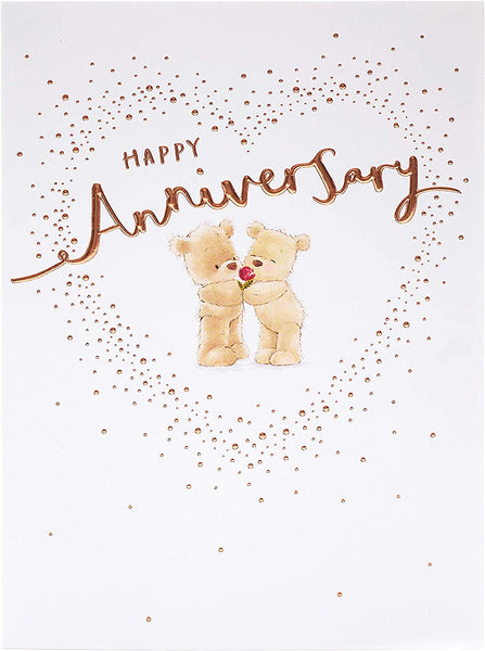 Wedding Anniversary Cute Teddies Card