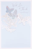 UK Greetings Mother's Day Card for Her - Light Blue Design