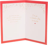 UK Greetings Valentine's Day Card For Partner - Champagne Design