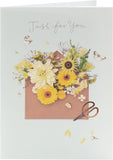Just For You Floral Design Birthday Card