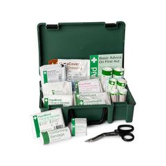 Safety First Aid Group K3170SM Economy Catering Kitchen First Aid Kit – Small, Fully Stocked for 1–10 Persons