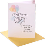 Disney Dumbo Birthday Card – Adorable Greeting for Kids or Disney Fans