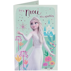 Disney Frozen Elsa Design Niece Birthday Card