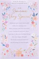 Helen Steiner Rice Birthday Card – For Someone Special with Inspirational Verse