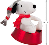 Snoopy Christmas Tree Topper – Festive Red & White Peanuts Design