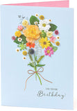 Beautiful Floral Posy On Your Birthday Card