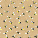Glick Four Sheets Luxury Tissue Paper, Bees Kraft Sheets (x4), Perfect for Gift Wrapping, Art & Crafts, 750 x 500 mm, Yellow (TPC22)