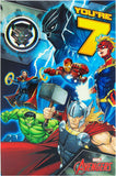 Marvel Avengers 7th Birthday Card with Badge