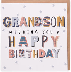 Kindred | Grandson Happy Birthday Card