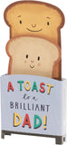 UK Greetings Father's Day Card for Dad - 3D Toast Design