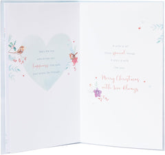 UK Greetings Christmas Card for Wife - Heartfelt Design