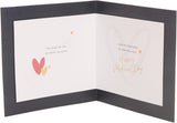 UK Greetings Valentine's Day Card For The One I Love - Golden Font Design