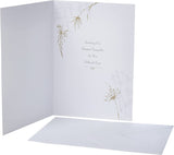 Contemporary Floral Design Sympathy Card