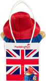 Classic Paddington Bear in Union Jack Bag Soft Toy