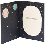 Watermark Husband Anniversary Card - Anniversary Card for Husband - Cute Card for Husband - Romantic Anniversary Card - I Love You to The Moon and Back - Gift Card for Him