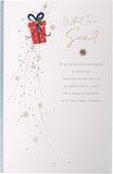 UK Greetings Christmas Card for Son Sentimental Design