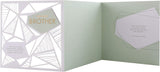 Geometric Laser-cut Design Brother Birthday Card