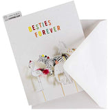Hallmark Croppers Cup cycled Card for Friend - Photographic Animal Puppets Design