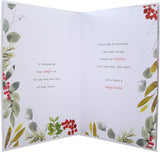 Hallmark Boxed Christmas Card for Wife - Classic Seasonal Foliage Design