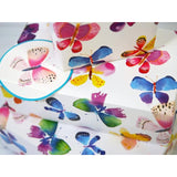 Butterflies Wrapping Paper 2 Sheets & 2 Tags