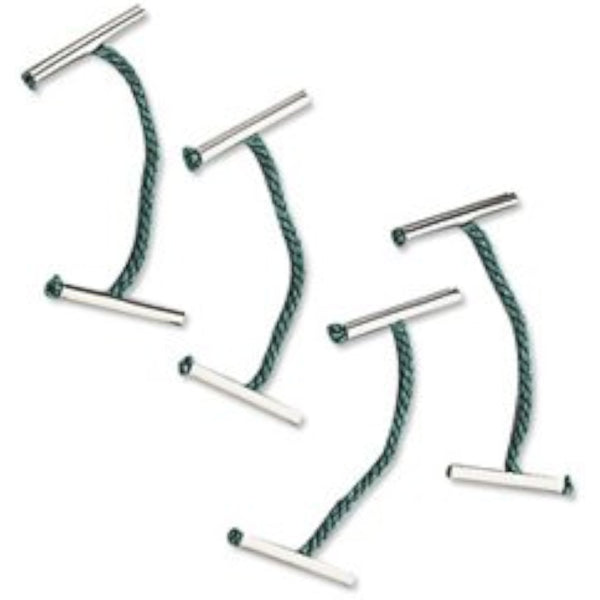 Q-Connect Treasury Tags 102mm Green Metal Ends Pack of 100