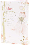 Birthday Card for Amazing Mum with Ribbon