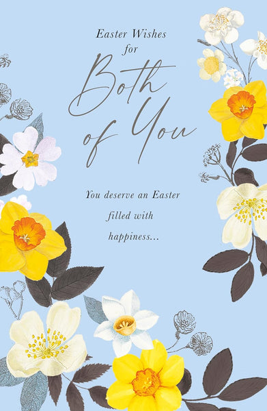 RHS For Both Of You Daffodil Delight Easter Card Artistic Greeting Card 725717
