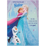 Disney Frozen Sister Birthday Card