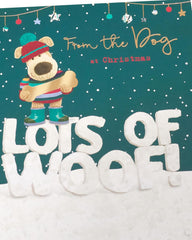 Boofle From The Dog Lots Of Woof Cute Christmas Greeting Card