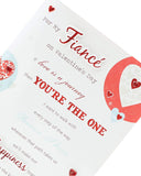 Passionate Design Fiancé Valentines Day Card