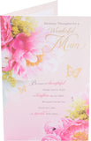 Birthday Card for Mum - Floral Design - Thinking of You Range