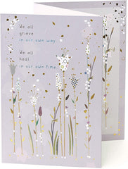 Grieve in Our Own Way Sympathy Card Caring Thoughts to Comfort