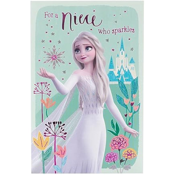 Disney Frozen Elsa Design Niece Birthday Card